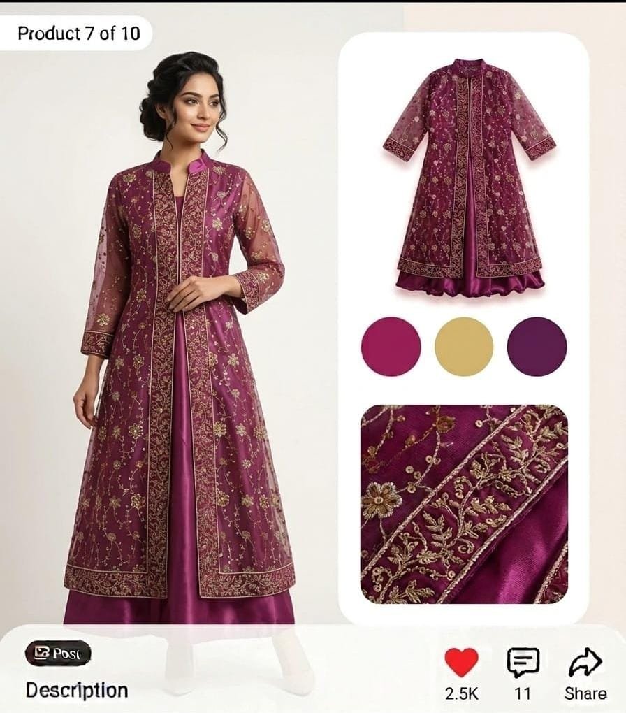 Long Jacket and Gown